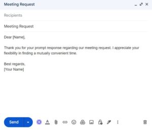 thank you for your prompt response business email