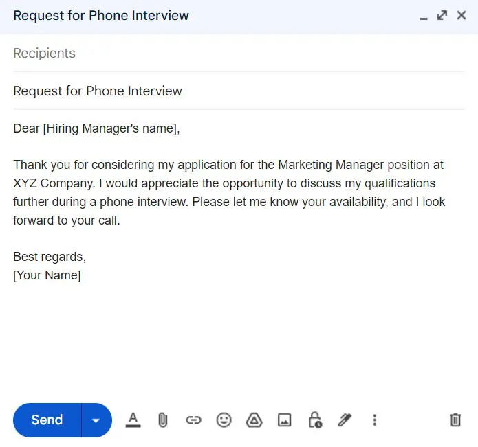 i look forward to your call email sample
