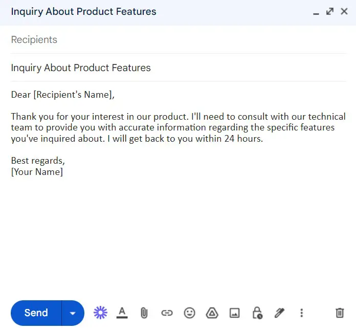 I Will Get Back To You Email Samples 
